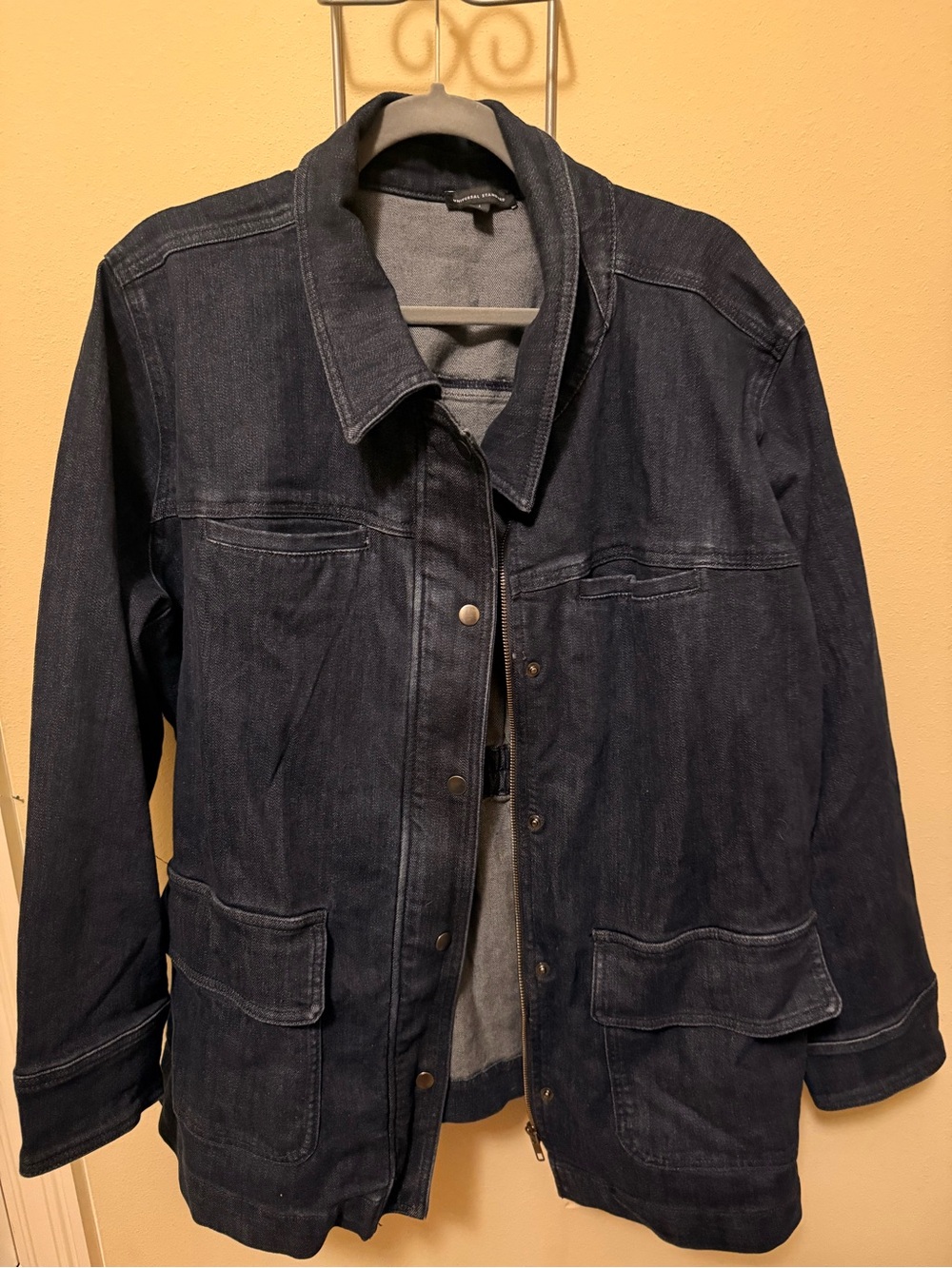 Universal Standard Dark Blue Denim Jacket